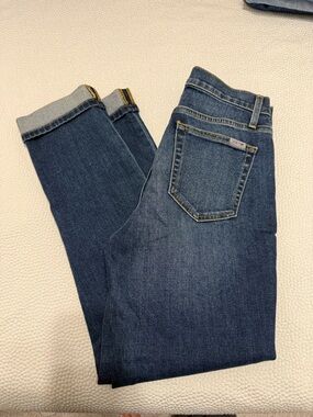 Joes Jeand Dark Wash Blue Jeans - Classic Pocket Detail